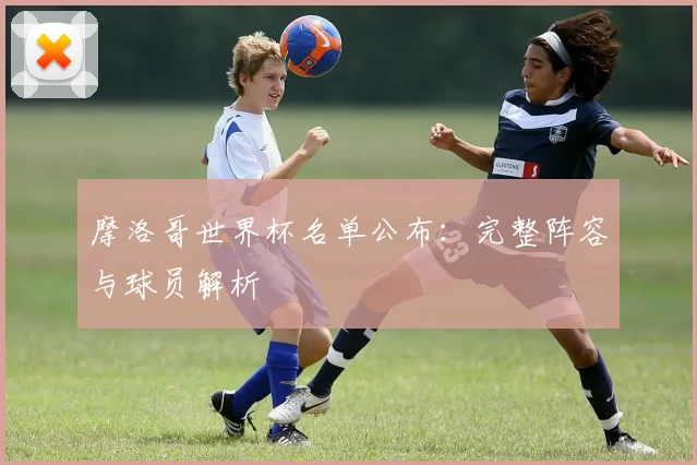 摩洛哥世界杯名单公布:完整阵容与球员解析